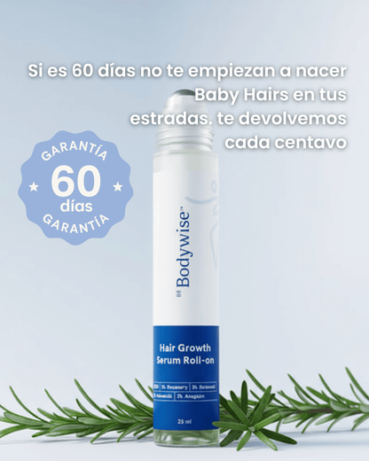 BeBodywise Hair Grow Serum Roll-On | Detiene la Caída y Estimula el Crecimiento en 90 Días