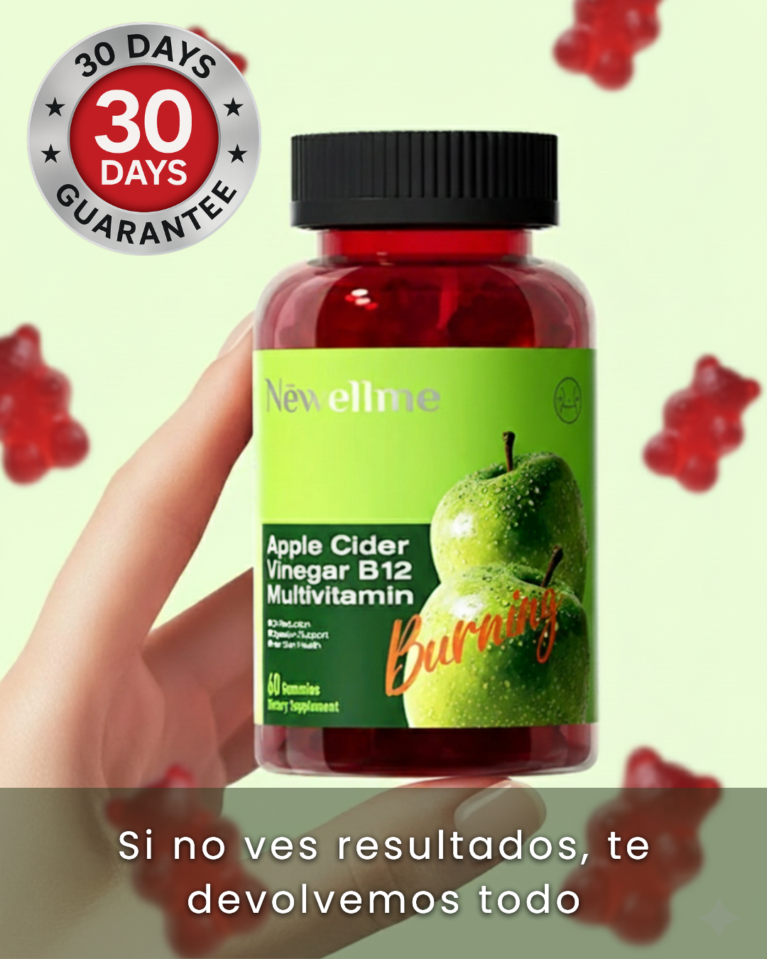 NEWELLME ACV GUMMIES | 15 Días de Limpieza Extrema