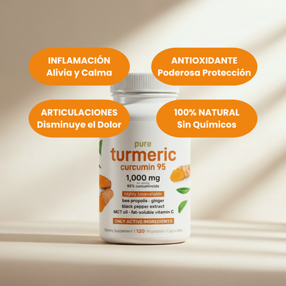 Cúrcuma Avanzada | Antiinflamatorio Celular desde la Raíz