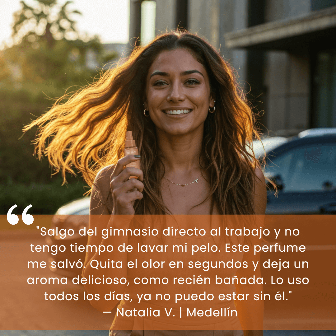 Kitsch Amber Shores | El Perfume Capilar que Elimina el Olor del Cabello sin Lavarlo