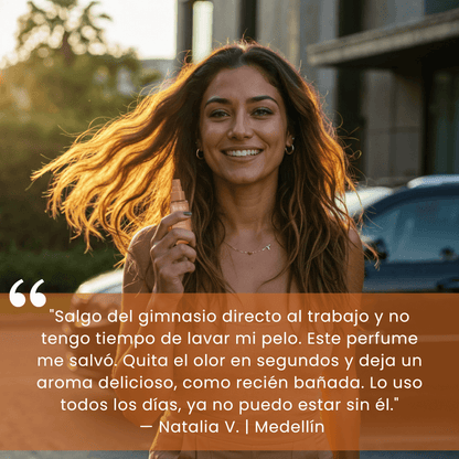 Kitsch Amber Shores | El Perfume Capilar que Elimina el Olor del Cabello sin Lavarlo