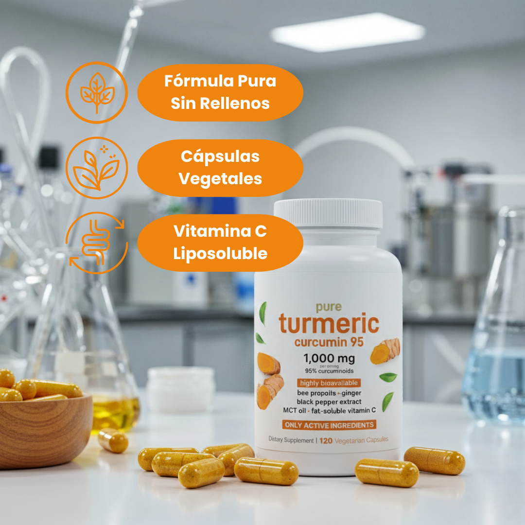 Cúrcuma Avanzada | Antiinflamatorio Celular desde la Raíz