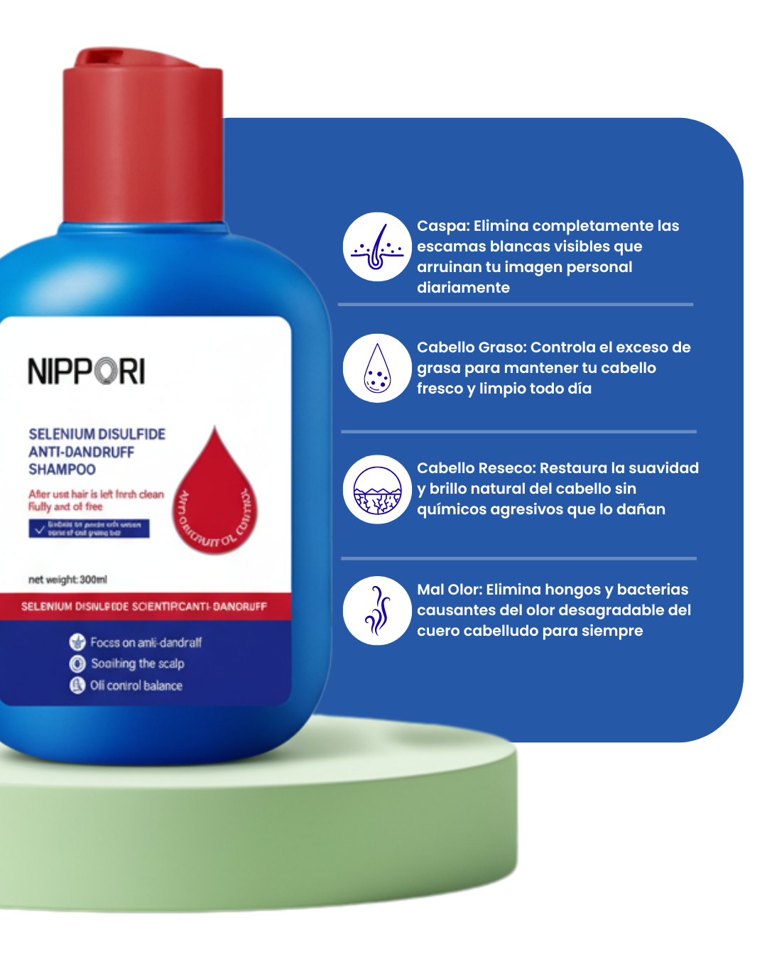 NIPPORI | Shampoo Anticaspa Profesional