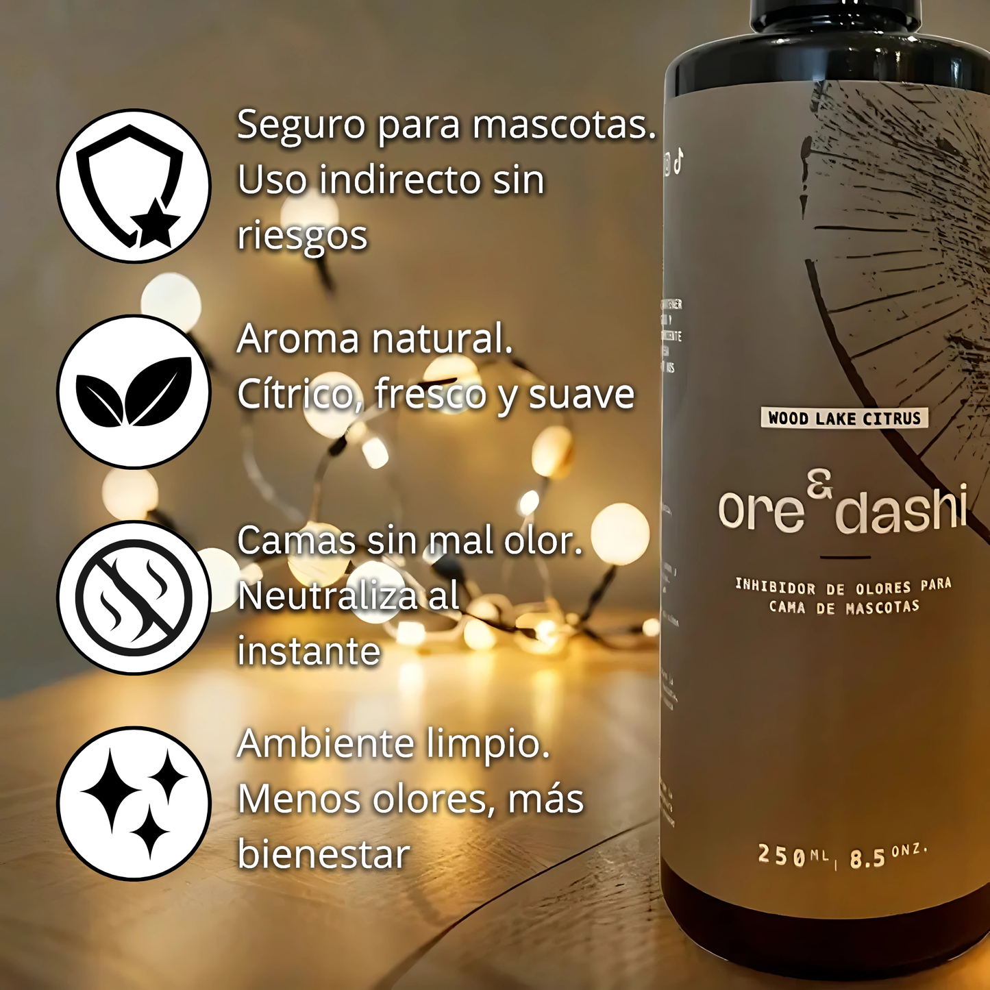 Ore & Dashi | Inhibidor Premium que Elimina Olores y Cuida a tu Mascota